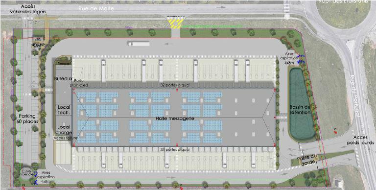 Entrepôt classe c Colombier-Saugnieu 7647m² Vente entrepôt classe c Colombier-Saugnieu Rhône OVLOG2533478 3